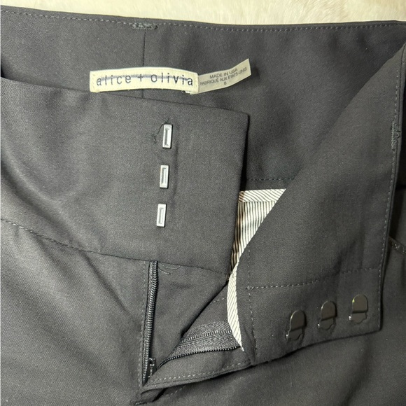 Alice and Olivia Black Wool Pants - Picture 6 of 8